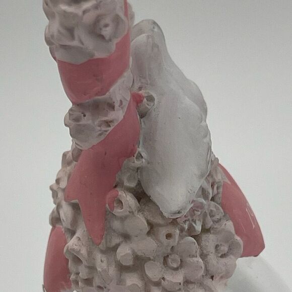 1992 Vintage Avon collectible crystal bell featuring hearts flowers doves - Picture 11 of 14